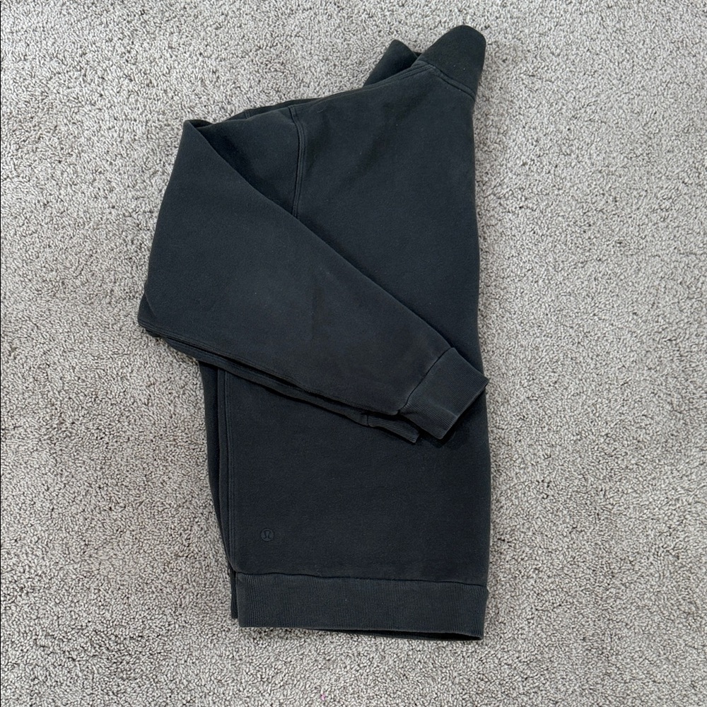 Lululemon Athletica Men's Black Half-Zip Pullover Sweatshirt - size small 🍋 - Picture 3 of 3
